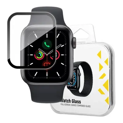 MG Watch Glass Hybrid üvegfólia Apple Watch 4/5/6/SE 40mm, fekete