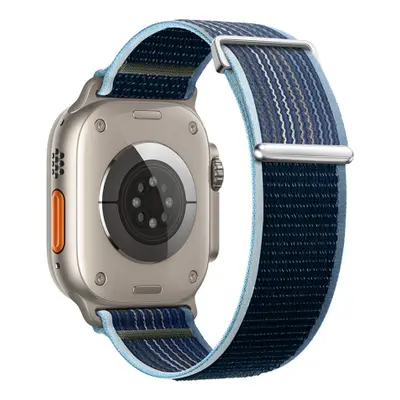 BStrap Velcro Nylon szíj Apple Watch 38/40/41mm, storm blue (SAP016C10)