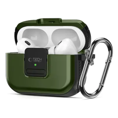 Tech-Protect Defender Magsafe tok Apple Airpods Pro 1 / 2, zöld