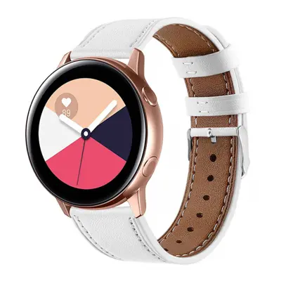 BStrap Leather Italy szíj Samsung Galaxy Watch 3 41mm, white (SSG012C0201)