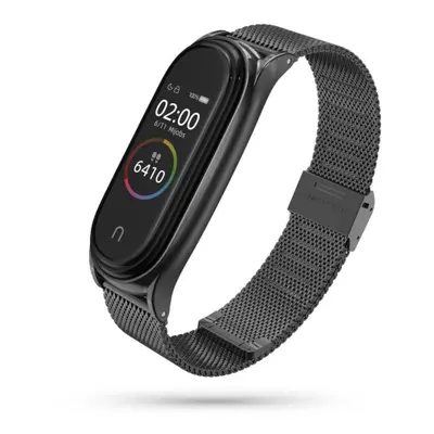 Tech-Protect Milanese szíj Xiaomi Mi Band 7, black