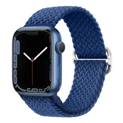 BStrap Elastic Nylon szíj Apple Watch 38/40/41mm, cold blue (SAP013C01)