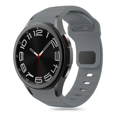 Tech-Protect Silicone Line szíj Samsung Galaxy Watch 4 / 5 / 5 Pro / 6 / 7 / FE, crayon grey