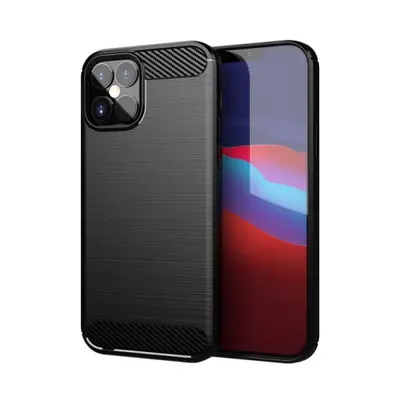 MG Carbon Case Flexible szilikon tok iPhone 12 mini, fekete