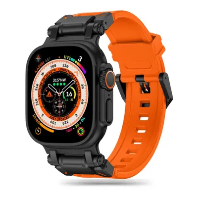 Tech-Protect Delta Pro szíj Apple Watch 42/44/45/49mm, orange / black