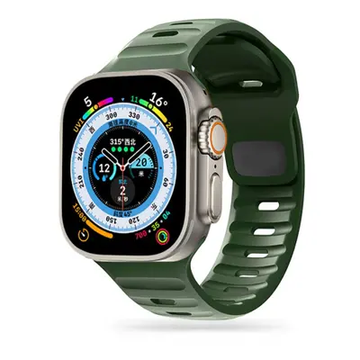 Tech-Protect Iconband Line szíj Apple Watch 42/44/45/49mm, army green