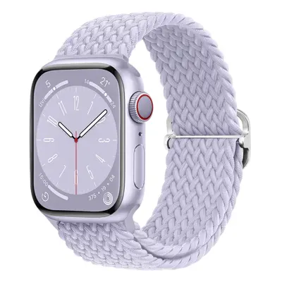 BStrap Elastic Nylon szíj Apple Watch 42/44/45mm, misty purple (SAP013C56)