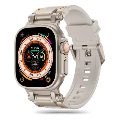 Tech-Protect Delta Pro szíj Apple Watch 42/44/45/49mm, starlight / titanium