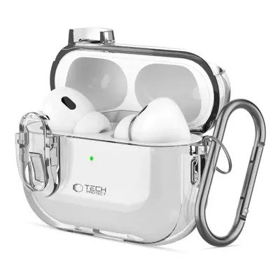 Tech-Protect Slim Hook tok Apple AirPods Pro 1 / 2, átlátszó