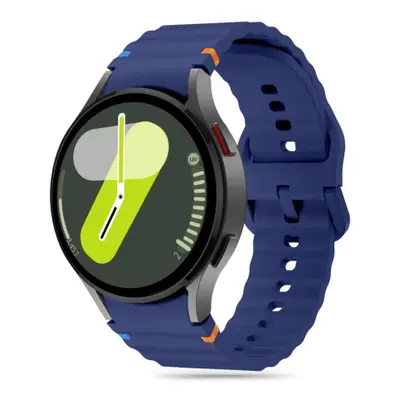 Tech-Protect Silicone Sport szíj Samsung Galaxy Watch 4 / 5 / 5 Pro / 6 / 7 / FE, navy blue