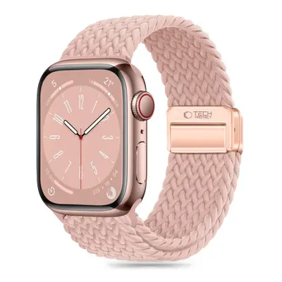 Tech-Protect Nylon Mag szíj Apple Watch 42/44/45/49mm, dusty rose