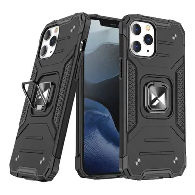 MG Ring Armor műanyag tok iPhone 14 Pro, fekete