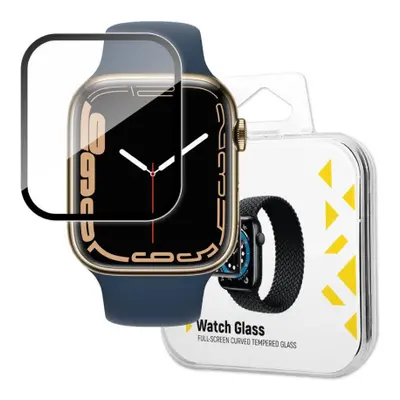 MG Watch Glass Hybrid üvegfólia Apple Watch 7/8/9 45 mm, fekete