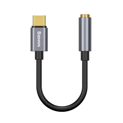 Baseus L54 adapter USB-C / 3.5mm mini jack, szürke (CATL54-0G)