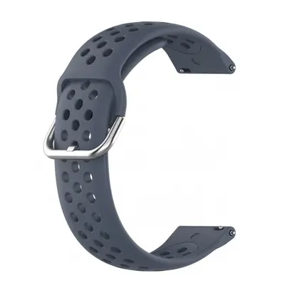 BStrap Silicone Dots szíj Samsung Galaxy Watch 3 41mm, dark gray (SSG013C05)