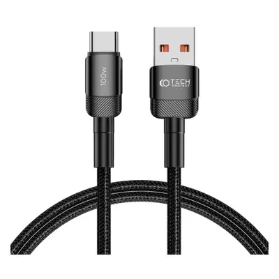 Tech-Protect Ultraboost Evo kábel USB / USB-C 100W 5A 1m, fekete