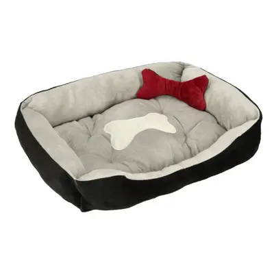 MG Dog Bed kutya és macska fekhely 60x45cm, szürke fekete