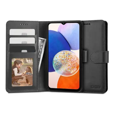 Tech-Protect Wallet könyv tok Samsung Galaxy A14 4G / 5G, fekete