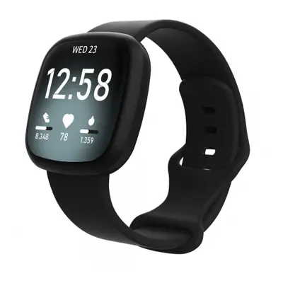 BStrap Silicone (Large) szíj Fitbit Versa 3, black (SFI013C01)