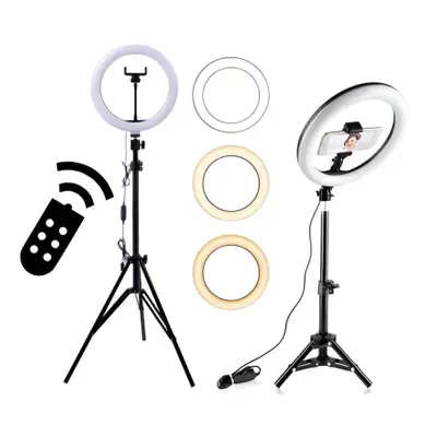 MG Selfie Ring Fill LED körfény 10'' + állvány 1.8m + bluetooth remote, fekete