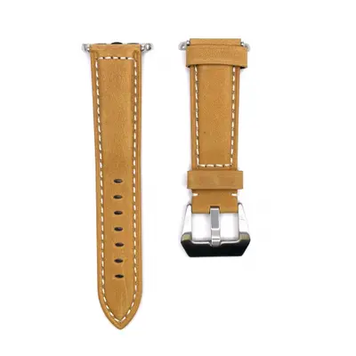 BStrap Leather Lux szíj Apple Watch 42/44/45mm, silver/brown (SAP011C05)