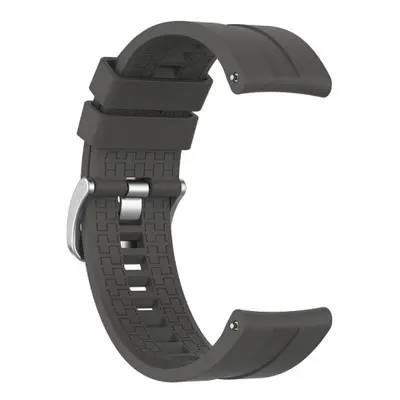 BStrap Silicone Cube szíj Huawei Watch GT/GT2 46mm, dark gray (SHU004C0212)