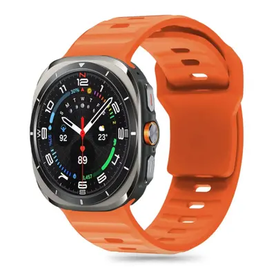 Tech-Protect Silicone Line szíj Samsung Galaxy Watch Ultra 47mm, orange