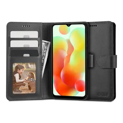 Tech-Protect Wallet könyv tok Xiaomi Redmi 12C, fekete