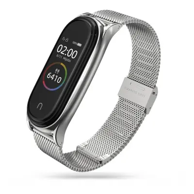 Tech-Protect Milanese szíj Xiaomi Mi Band 7, silver