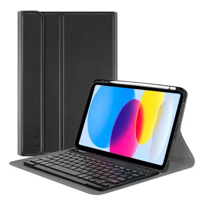 NEOGO Smart Cover Keyboard tok iPad 10gen 2022 10.9'', fekete