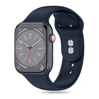 Tech-Protect Silicone szíj Apple Watch 42/44/45/49mm, storm blue