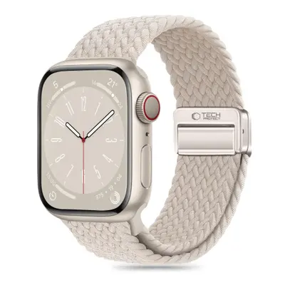 Tech-Protect Nylon Mag szíj Apple Watch 38/40/41mm, titanium