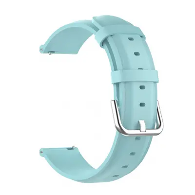 BStrap Leather Lux szíj Garmin Vivoactive 4, light blue (SSG015C0906)