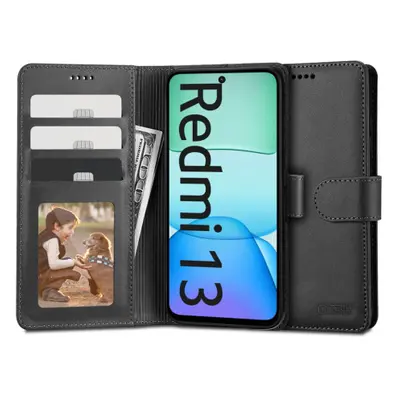 Tech-Protect Wallet könyv tok Xiaomi Redmi 13, fekete