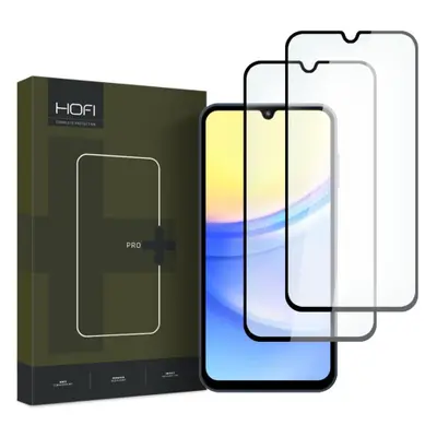 HOFI Glass Pro Full Screen 2x üvegfólia Samsung Galaxy A15 4G 5G / A25 5G, fekete