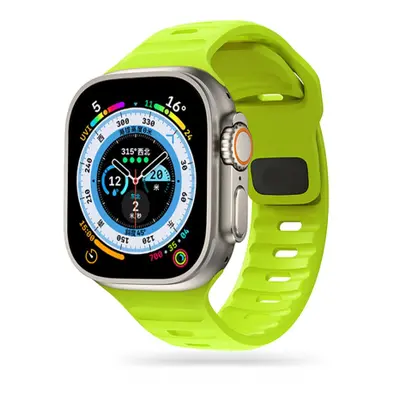 Tech-Protect Iconband Line szíj Apple Watch 42/44/45/49mm, lime