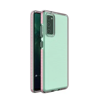 MG Spring Case szilikon tok Samsung Galaxy A72 4G, világos rózsaszín