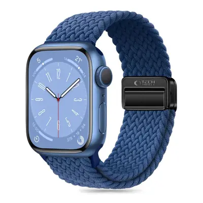 Tech-Protect Nylon Mag szíj Apple Watch 42/44/45/49mm, montego blue