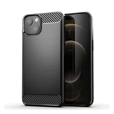 MG Carbon Case Flexible szilikon tok iPhone 13 mini, fekete