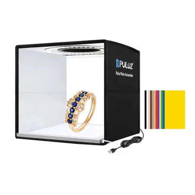 PULUZ PKT3101B Studio foto box LED világítással 25cm (PKT3101B)