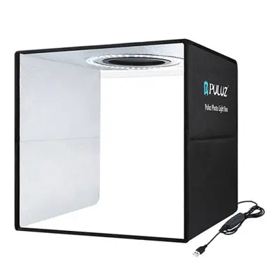 PULUZ Studio foto box LED világítással 30cm, fekete (PU5032B)