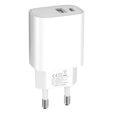 MG WGWCW hálózati töltő USB / USB-C 20W, fekete