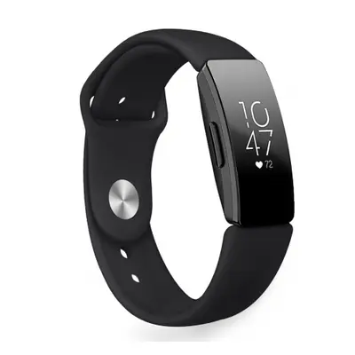 BStrap Silicone (Large) szíj Fitbit Inspire, black (SFI009C07)