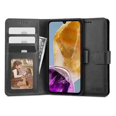 Tech-Protect Wallet könyv tok Samsung Galaxy M15 5G, fekete