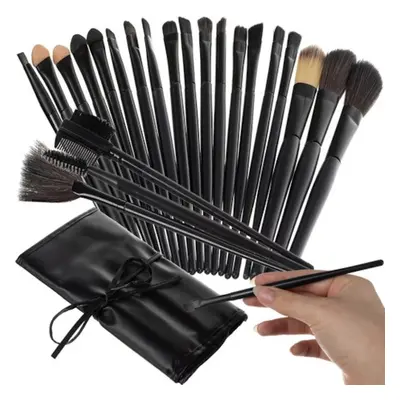 MG Makeup Brushes kozmetikai ecsetek 24db, fekete (P8573)