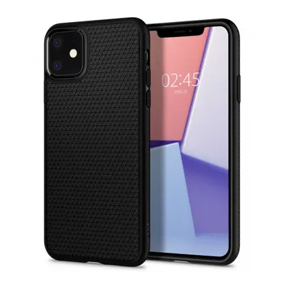 Spigen Liquid Air szilikon tok iPhone 11, matt fekete (076CS27184)