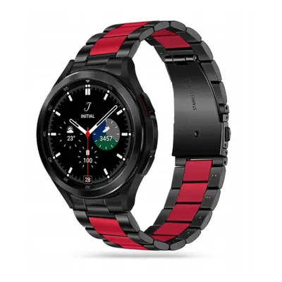 Tech-Protect Stainless szíj Samsung Galaxy Watch 4 / 5 / 5 Pro / 6, black/red