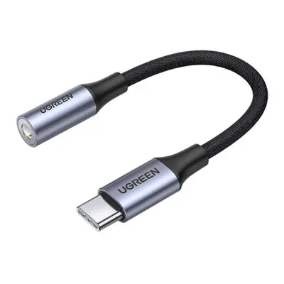 Ugreen AV161 adapter USB C / 3.5mm mini jack 10cm, fekete