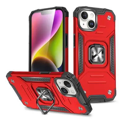 MG Ring Armor tok iPhone 15, piros