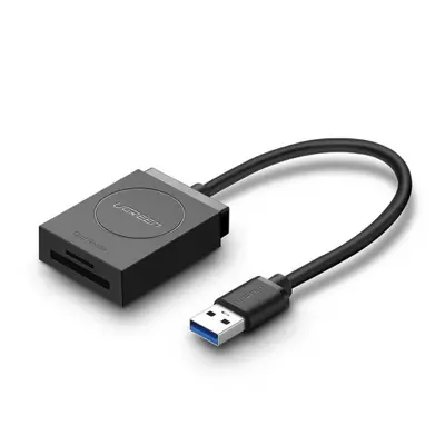 Ugreen Card reader kártyaolvasó USB 3.0 SD / micro SD, fekete (20250)